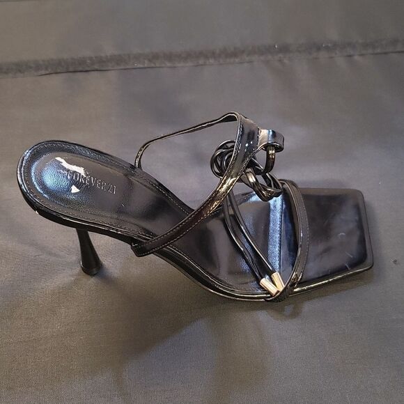 BRAND NEW FOREVER 21 SQUARE TOE LACE UP HEEL SANDAL - Picture 14 of 14